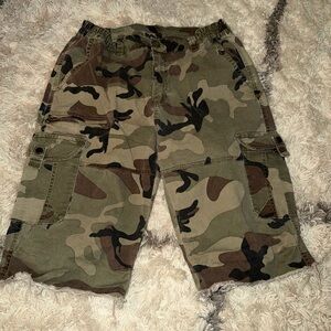 Camouflage Cargo Shorts
